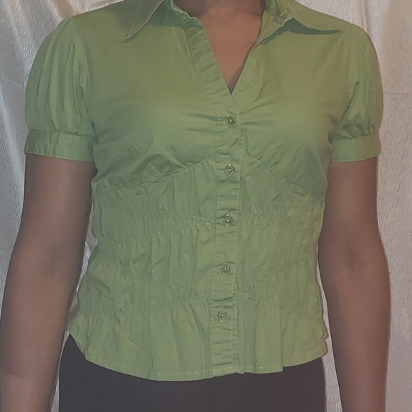 u & me Tops - Lime green blouse